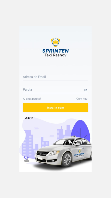 Sprinten Taxi - Android and iOS mobile application for taxi orders